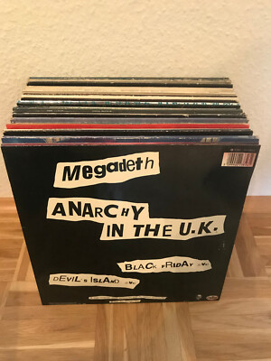12'' EP Megadeth - Anarchy In The U.K. 1988 Capitol Records
