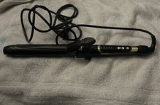 Lanvier 1.25 Inch Clipped Curling Iron with Extra Long Tourmaline Ceramic Bar