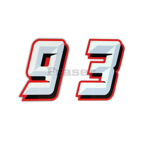 Track Day Number Sticker Reflective Motorcycle Race windshield body Car Decal AU - Picture 7 of 19