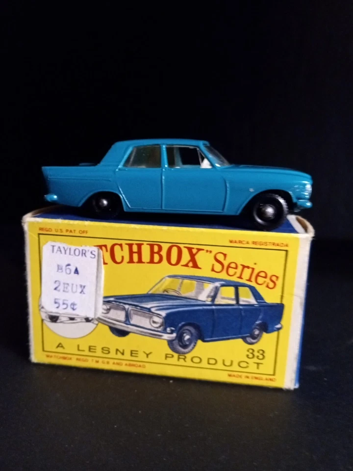 Caja de cerillas #33 Ford Zephyr 6 MK lll 1963 en caja original D2 Foto 3 de 4