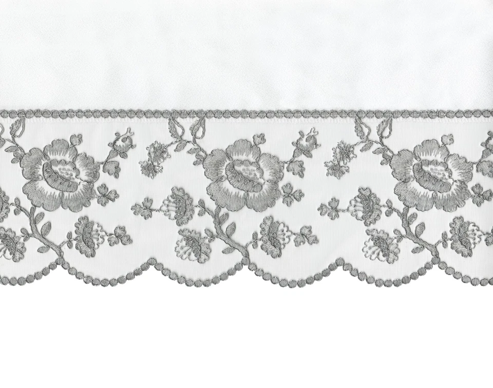 Colección Cortina de Cocina Maribel con Banda Bordada Foto 2 de 2