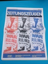 Zeitungszeugen 55 • inkl. Sonntagsblatt Staatszeitung & Poster