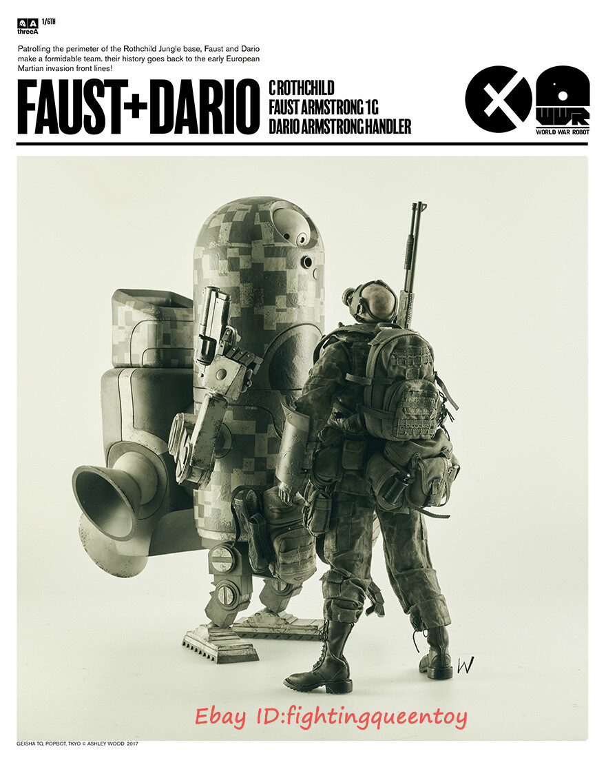 その他 ThreeA wwr Armstrong Shadow Guard 1/6 3A TOYS WWR DARIO AND FAUST 1/6 Scale 2 Figures Model INSTOCK | eBay
