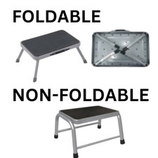 Heavy Duty One Step Stool Non Slip Rubber Feet Multi Purpose Home Kitchen Ladder