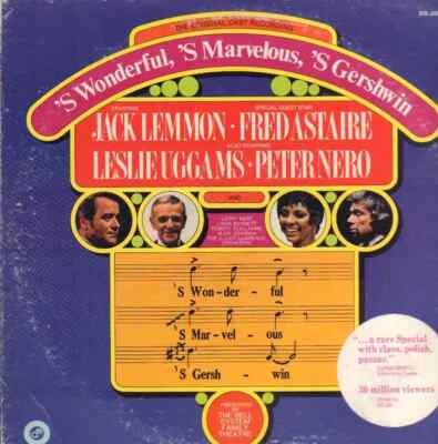LP Jack Lemmon , Fred Astaire S Wonderful, S Marvelous, S Gershwin FLEXI