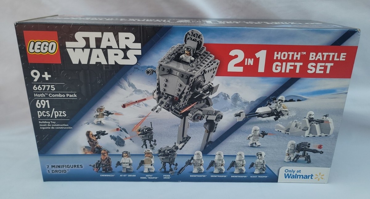 LEGO STAR WARS 66775 2 In 1 HOTH BATTLE Gift Set 75320 &75322