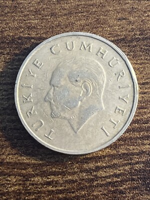 1997 Turkey 25 Bin Lira Actual Coin TK9506*