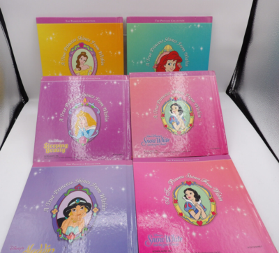 Disney Princess Book Set of 6 Scholastic Books ©2002-2003 Book