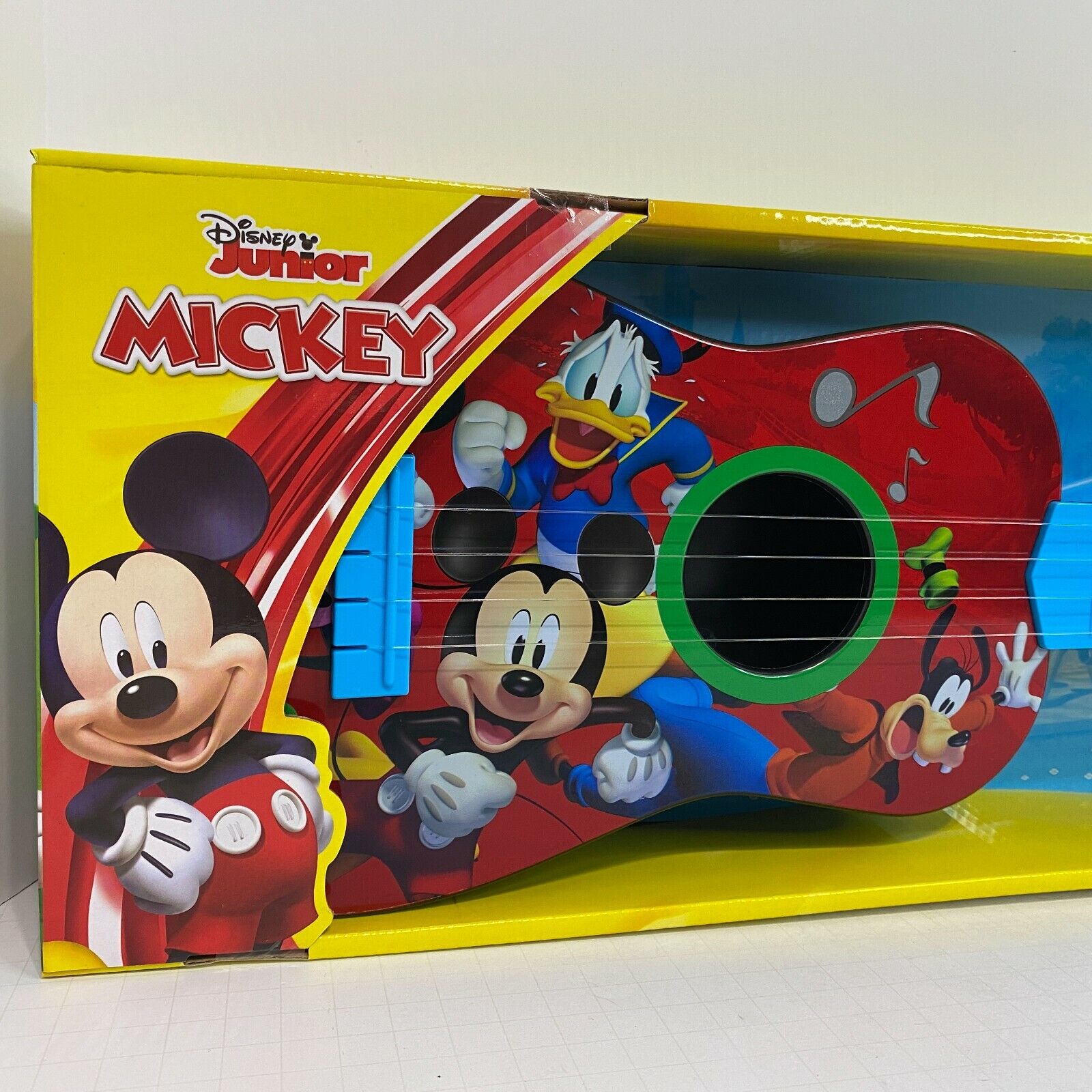 LAST ONE* Disney Junior Fashion BLUE TEXTURED MICKEY MOUSE ON GUITAR  Free Ship