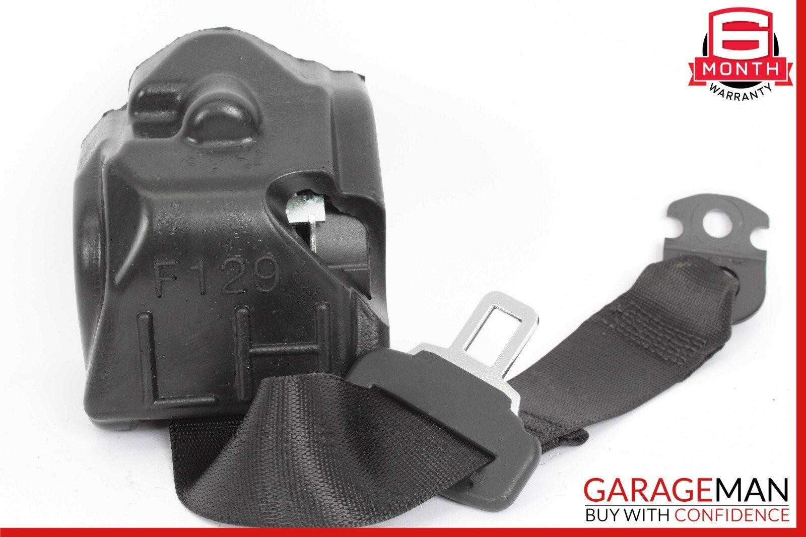17-20 Maserati Levante S M161 Rear Left or Right Side Seatbelt Black OEM