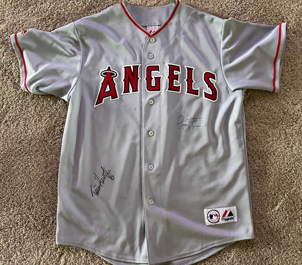 Majestic Authentic Los Angeles Anaheim Angels Home Jersey Mens