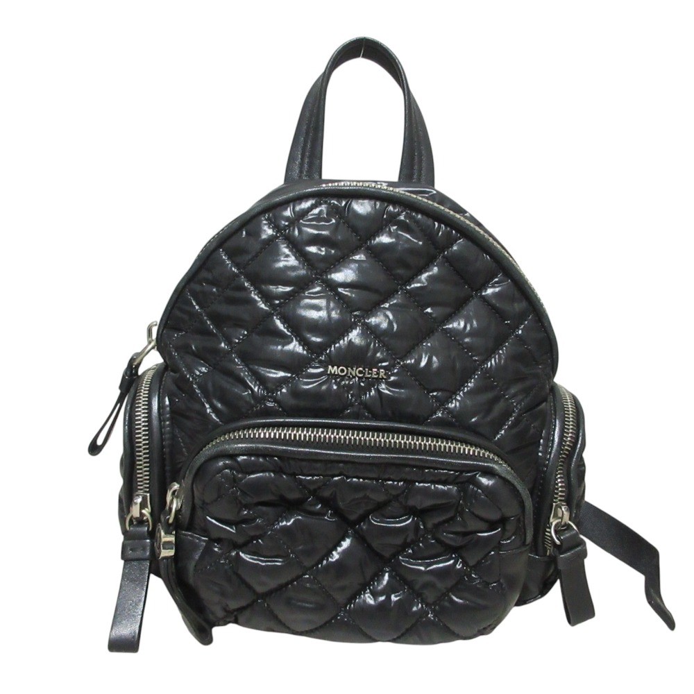 Moncler Florine Zaino Quilted Mini Backpack Black Zaino piccolo MONCLER Florine in tessuto trapuntato di nylon  main image 2