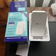 TP-Link Network RE300 AC1200 Mesh Wi-Fi Range Extender 2.4GHz band 5GHz band