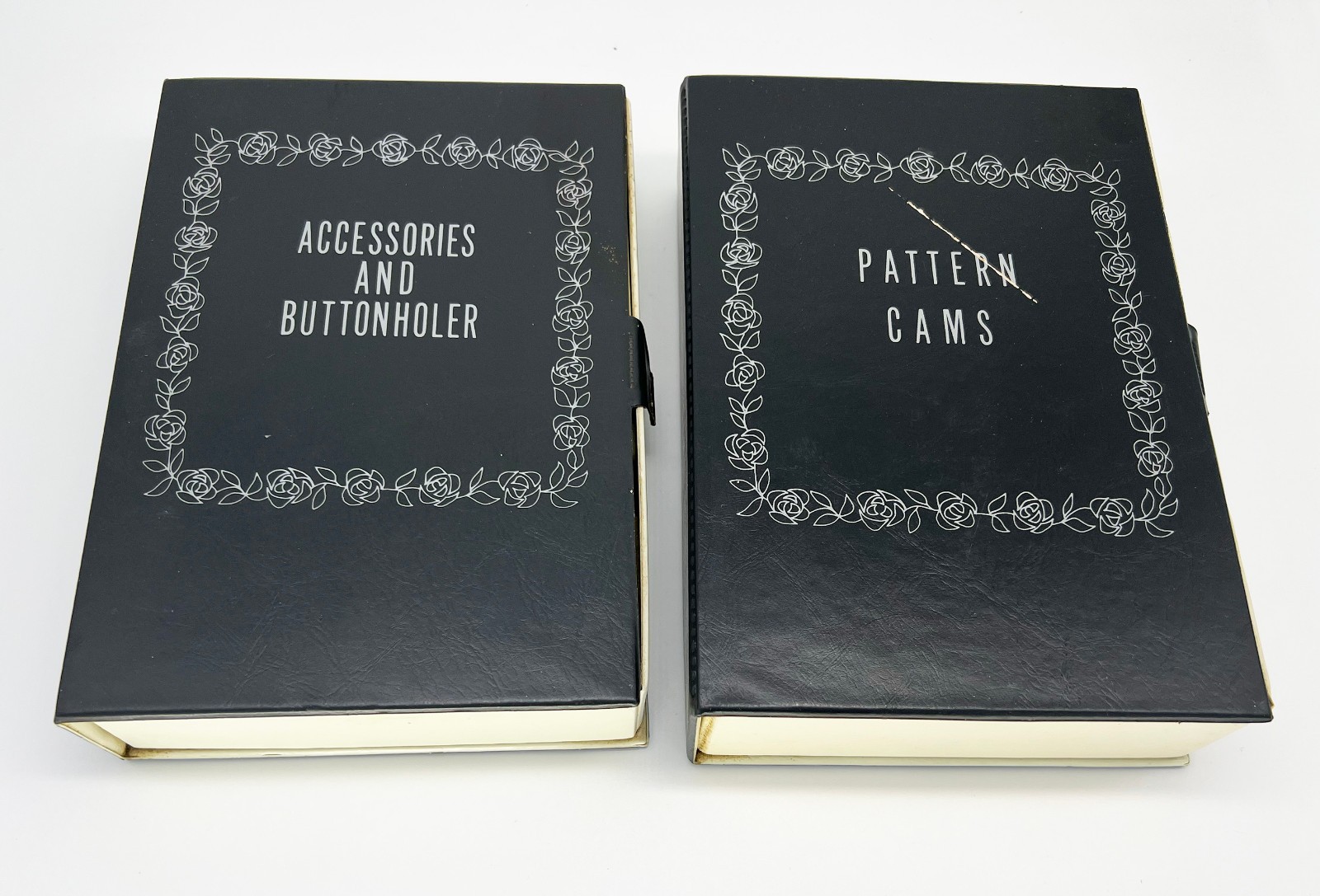 VTG Sears Kenmore Pattern Cams Accessories Buttonholer Case sewing machine Parts