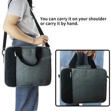 large Bible Cover for Men and Women, Bible Bag W/Handle Pen Slot Organizer Bible