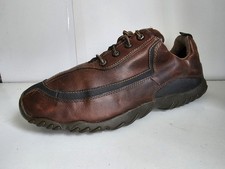 TIMBERLAND  UK 9 EU 43.5 MENS DARK BROWN LEATHER CASUAL SHOES BOOTS