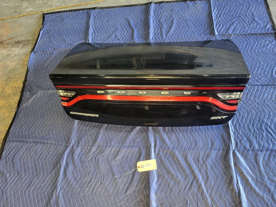Used Oem Dodge Liftgate Tailgate Trunk Deck Lid Hatch for 2015-2020 Charger - Image 2 of 4