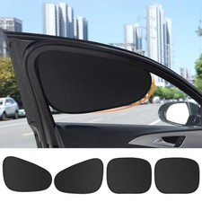 4PCS Car Window Shade, Automobile Sunshade, Car Sun Blocker, Static Suction