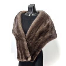 Blue Iris Mink Real Fur Shawl/Wrap Women Luxury   Premium Collection