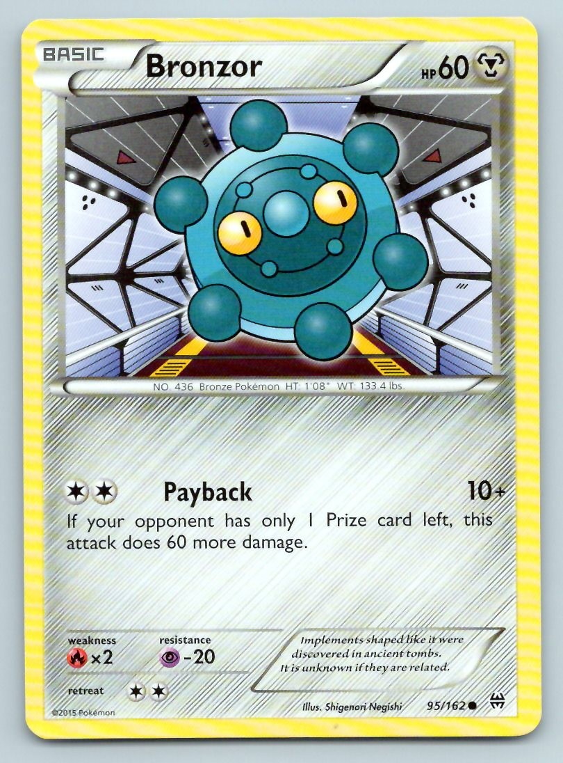 Pokemon Bronzor XY - BREAKthrough BKT 95/162 LP