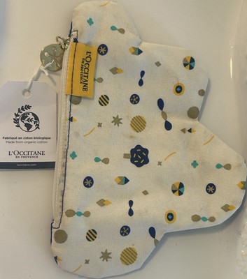 L'OCCITANE EN PROVENCE Organic Cotton Makeup Bag
