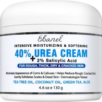 Ebanel Urea Cream 40% plus Salicylic Acid 4.6 Ounce (Pack of 1),