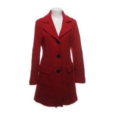 Concept UK, Mantel, Damen, Größe: 40, Rot, Polyester/Wolle, Fischgräte #d4p
