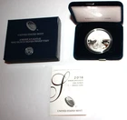 2016-W Proof U.S. Mint American Eagle One Ounce Silver Coin in OGP
