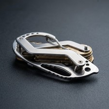 Carabiner Keychain Belt Clip Premium EDC Key Holder Outdoor Organizer Tool Set