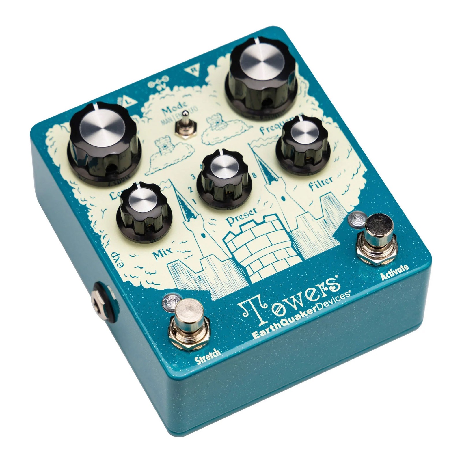 EarthQuaker Devices Towers Stereo Soundscape Generator Reverb Pedal (NEW)