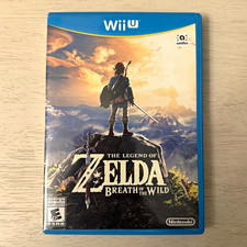 Zelda: Breath of the Wild Nintendo Wii U 2017 Complete w/ Insert Amiibo