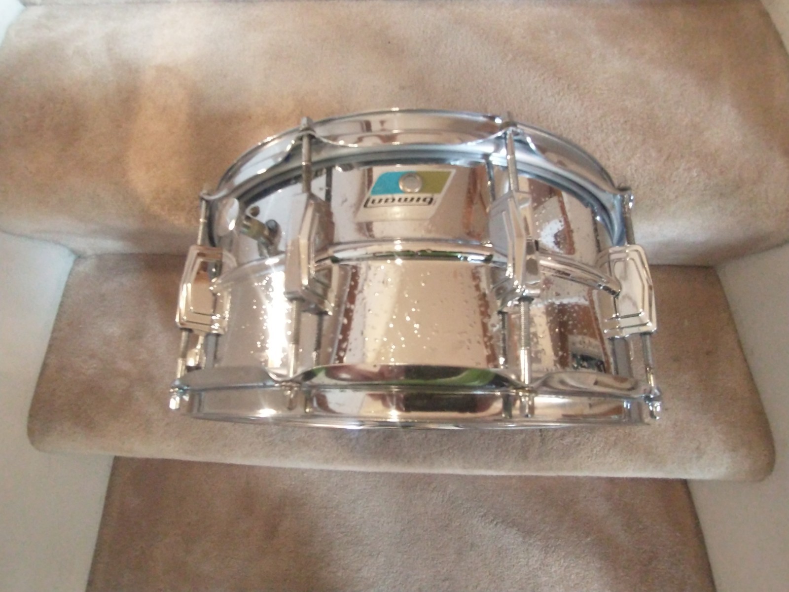 Vintage Ludwig LM 402 Supraphonic 6.5 X 14 Snare Drum, 1970s Bonham Classic!