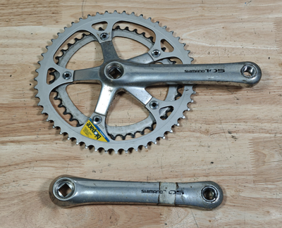 Pédalier Shimano 105 Double 42-52 Dents - Modèle 1050, En Aluminium, Pour Vélo De Route