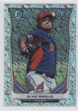 2014 Bowman Chrome Prospects Shimmer Refractor 6/15 Elvis Araujo #BCP83 1e5