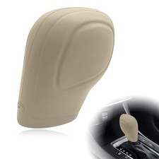 Automotive Universal Silicone Car Gear Shift Knob Cover, Anti-Slip Beige
