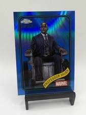 2025 Topps Chrome Marvel Professor Xavier #27 Blue Refractor /299