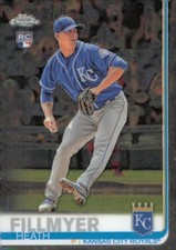 2019 Topps Chrome #97 Heath Fillmyer RC Kansas City Royals Baseball Card