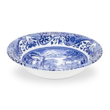 Spode Blue Italian 6.25-Inch Cereal Bowl - 1.8" H x 6.3" L x W,