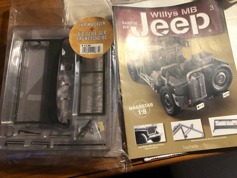 Willys MB Jeep Sammelteil 1:8  - Bild 2 von 3