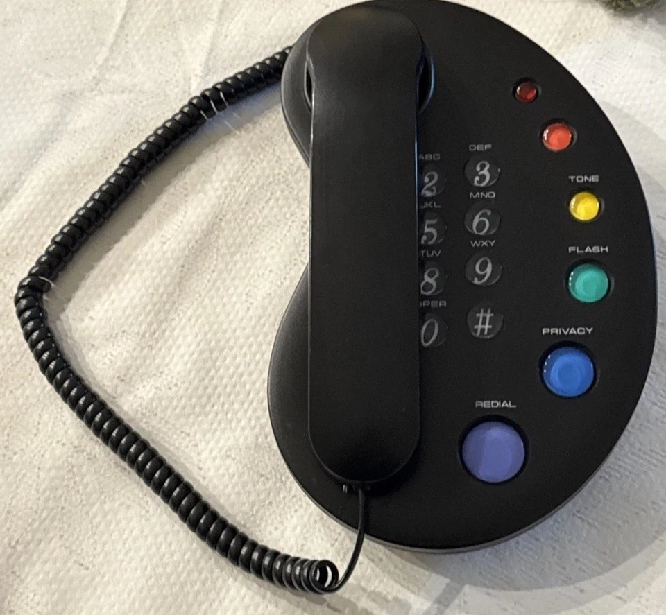 Vtg Radio Shack 43-853 Artist's Painter's Palette Fashion Phone Corded Telephone - Image 4 of 4