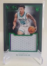 2024-25 PANIN NOIR KJ SIMPSON JR. GREEN JUMBO JERSEY #RJM-KJJ Ser #22/25