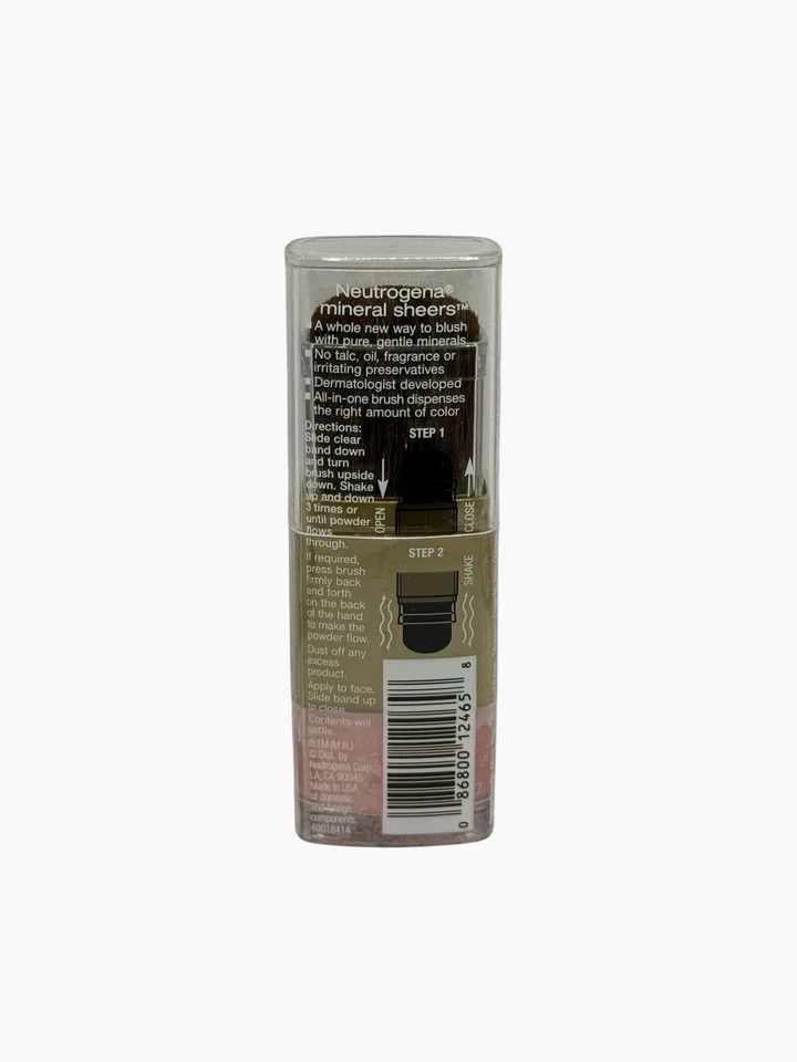 Rubor en polvo transparente mineral Neutrogena ~ #10 rosa precioso RARO - DIFÍCIL DE ENCONTRAR Foto 2 de 2