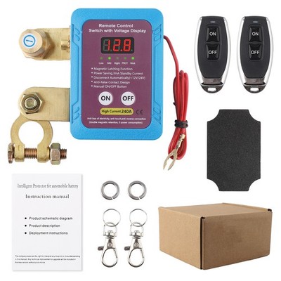 Car Battery Switch Disconnect Remote Control Power Kill Master Isolator Cut Off