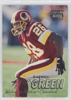 1997 Fleer Traditions Crystal Darrell Green #3 HOF g2x