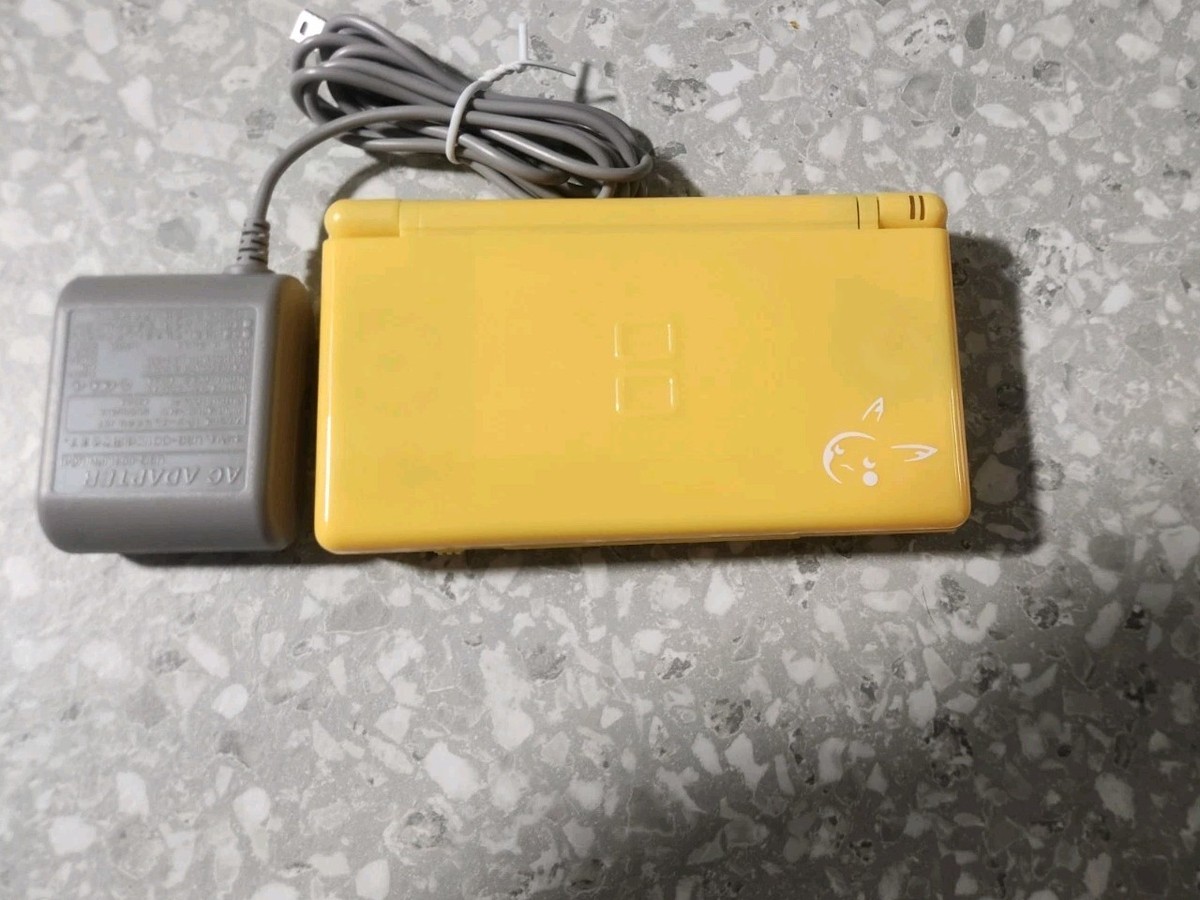 Nintendo DS Lite Pokémon Edition 4MB Yellow Handheld System for