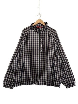 Supreme 25AW Plaid Track Jacket Nylon Track Jacket XXL Black Black Check