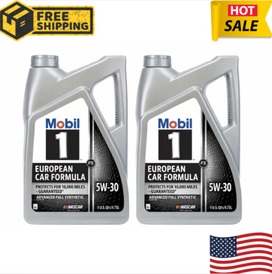 Pack of 2-Mobil 1 FS European Car Formula Full Synthetic Motor Oil 5W-30, 5 QT