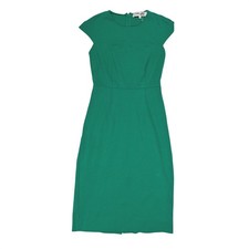 Diane Von Furstenberg DVF Hadlie Sheath Dress Green size 2