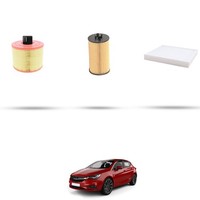 Hoffcar Wartungsset - 3 Filter FüR Opel Astra K 1.6 Turbo 147 Kw Ab 2015