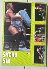 WWF Magazine Wrestling Uncut Collector Trading Cards Sycho Sid 1996 Vintage